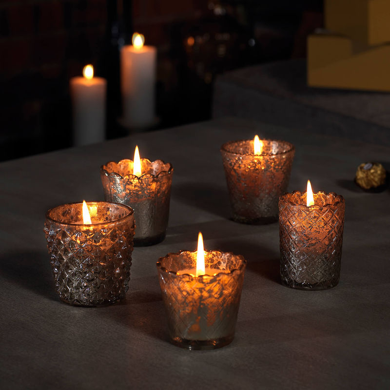 Ellementry Tea Light Holders Set Of Five Buy Ellementry Tea Light