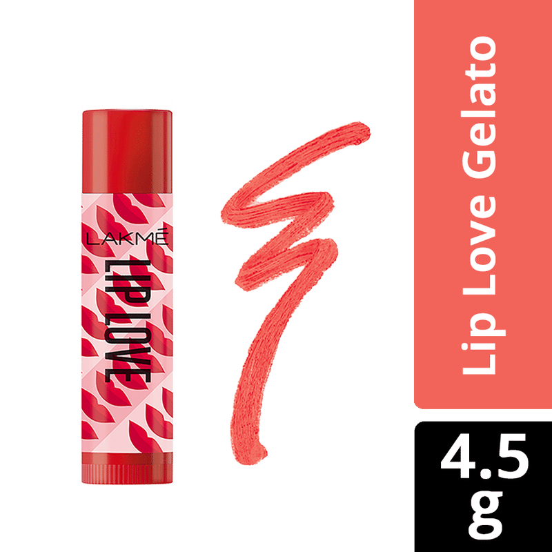 Lakme Lip Love SPF 15 Gelato Lip Balm for Soft Lips - Raspberry