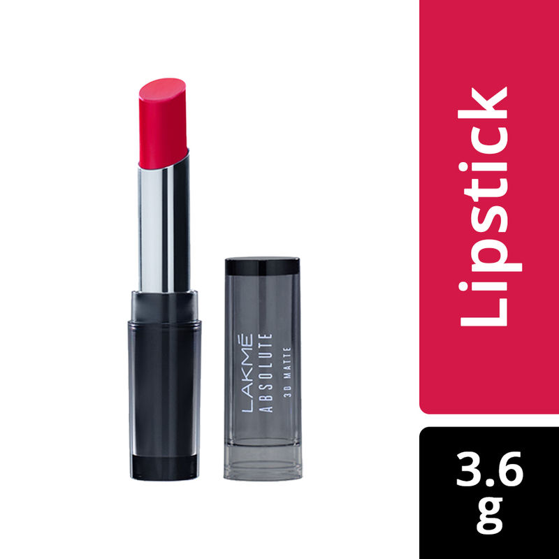 Lakme Absolute 3D Lipstick - Romeo Red