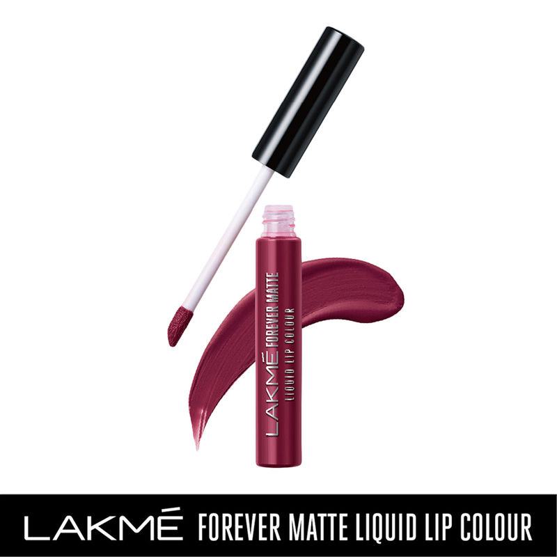 Lakme Forever Matte Liquid Lip Color - Red Wine