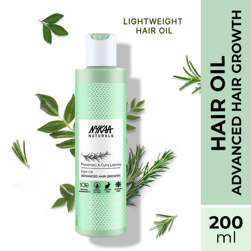 Buy Nykaa Naturals Advanced Hair Growth Oil with Rosemary & Curry