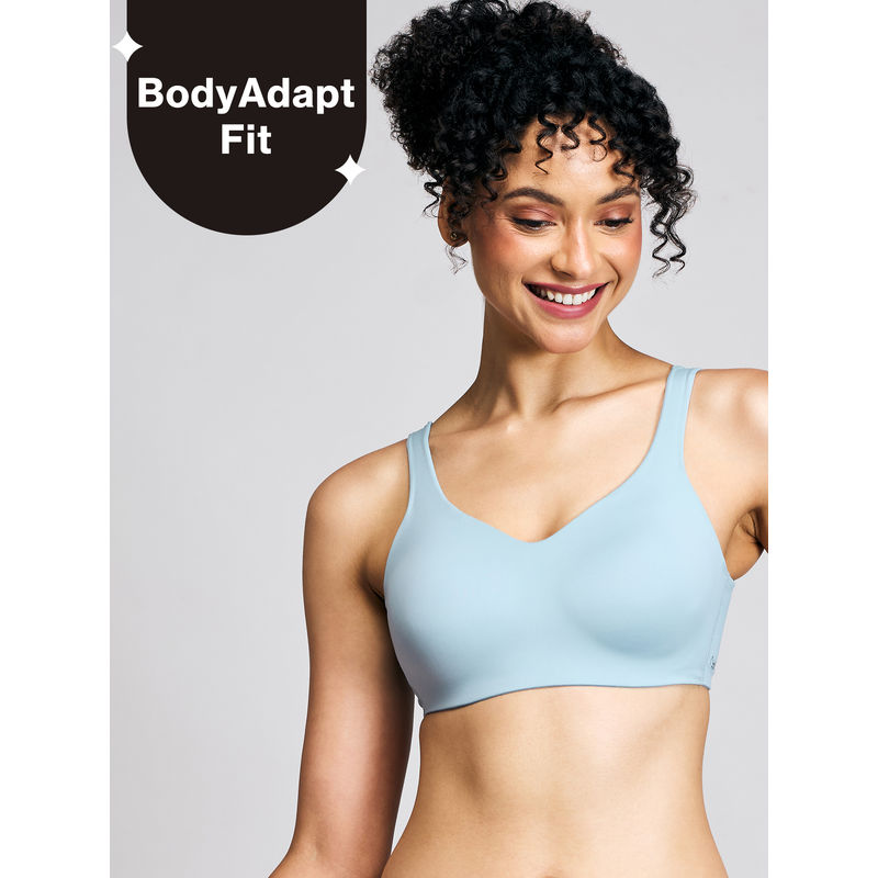 Nykd By Nykaa Body Adapt All Day Comfort Padded Non Wired T-Shirt Bra NYB403 SKY (34B)