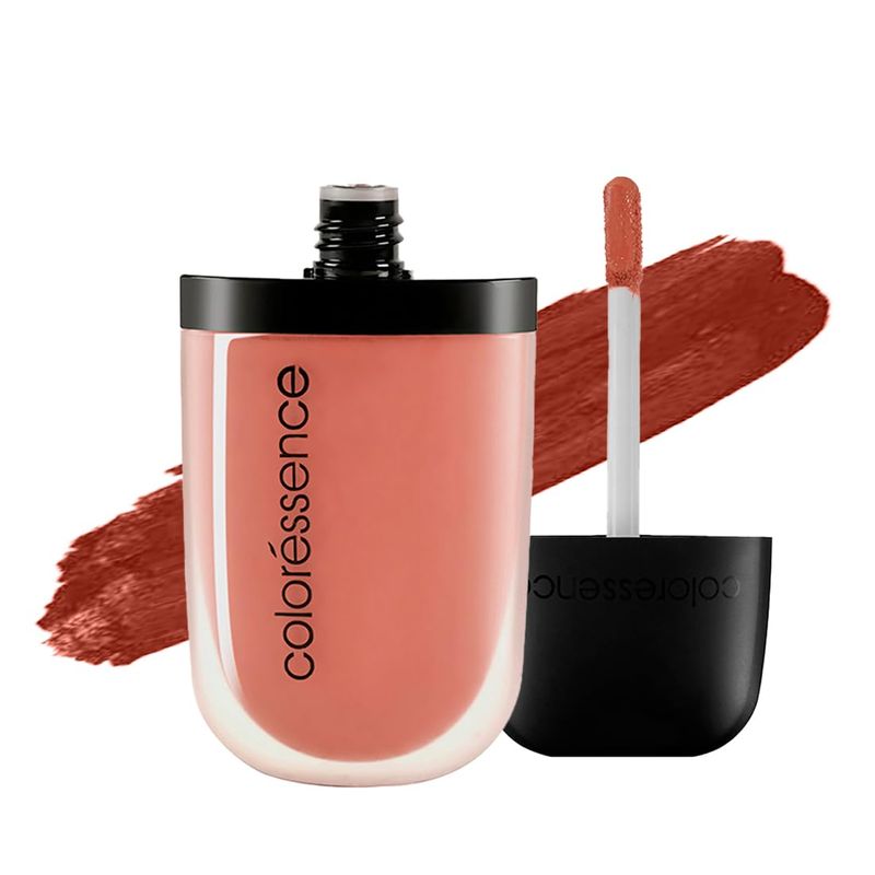Coloressence Intense Matte Liquid Lip Color Stays Upto 8 Hrs Waterproof Lipstick - Cocoa Love