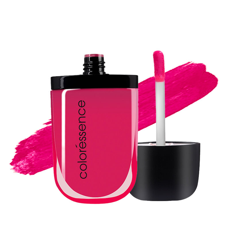 Coloressence Intense Matte Liquid Lip Color Stays Upto 8 Hrs Waterproof Lipstick - Berry Pink