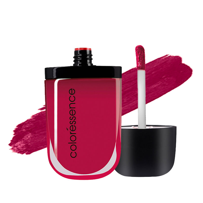 Coloressence Intense Matte Liquid Lip Color Stays Upto 8 Hrs Waterproof Lipstick, Antique Ruby