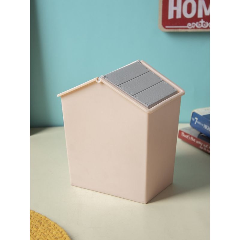 Buy Voncasa Pink Plastic Swing Dustbin Online