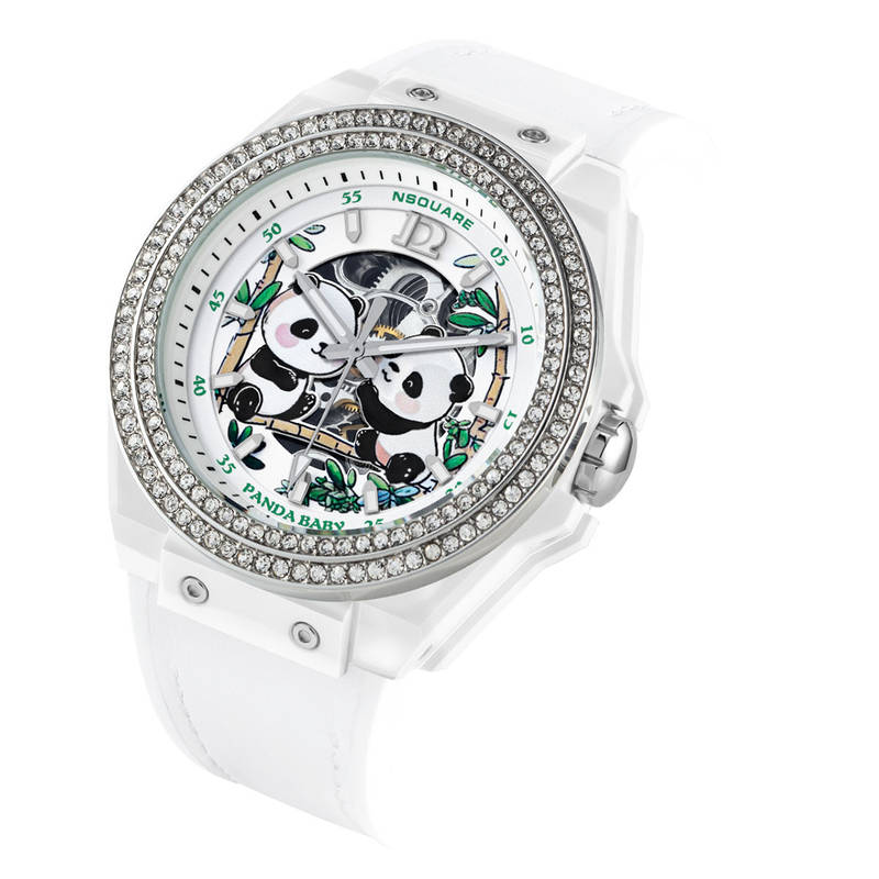 Buy NSQUARE Panda Baby Limited Edition Crystal Automatic Unisex
