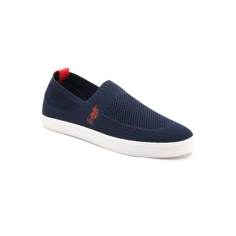 U.S. POLO ASSN. Octavia 3.0 Mens Slip On Navy Blue Sneakers (UK 8)