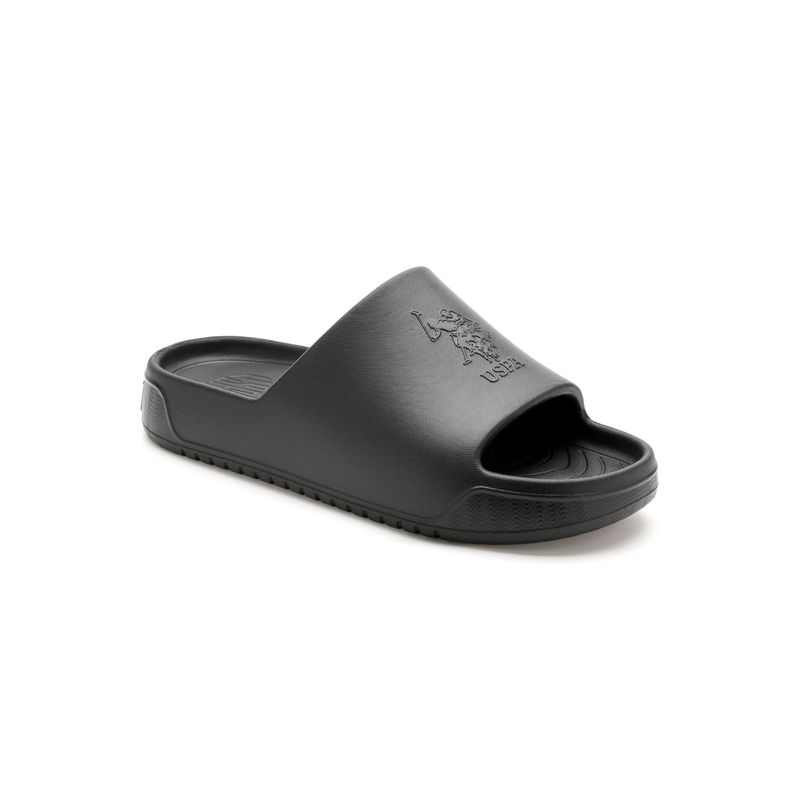 U.S. POLO ASSN. Palmer Mens Black Sliders (UK 8)