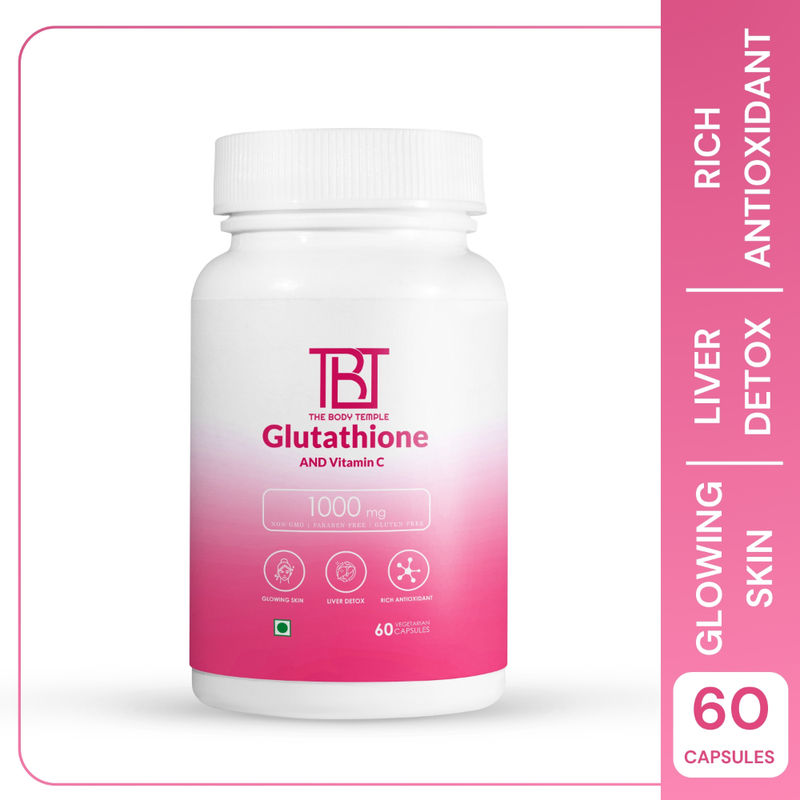 The Body Temple L-Glutathione and Vitamin C for Healthy & Radiant Skin