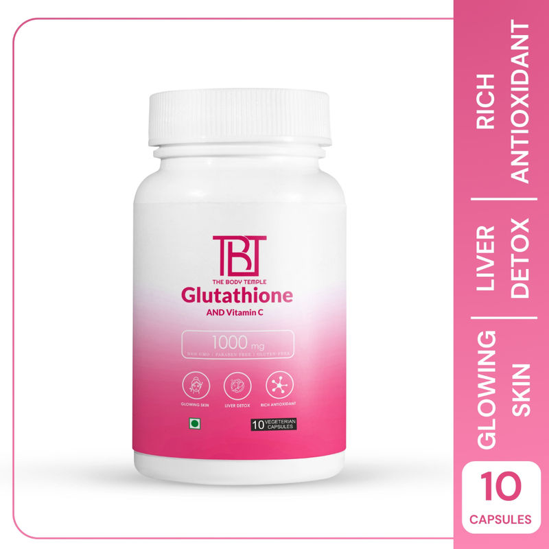 The Body Temple Glutathione and Vitamin C 1000 mg Capsules