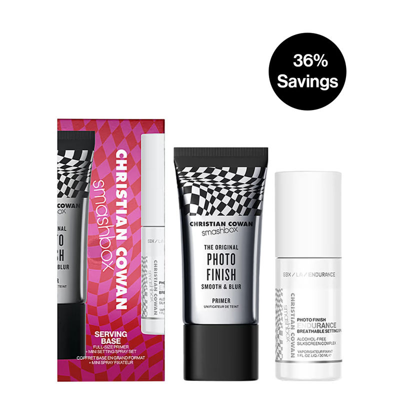 Smashbox Serving Base FullSize Primer + Mini Setting Spray Set Buy
