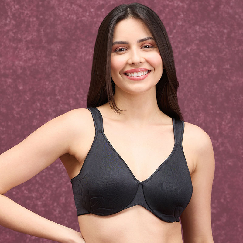 Nykd by Nykaa Anti-Gravity Wired Non Padded Bra - Black NYB243 (36D)