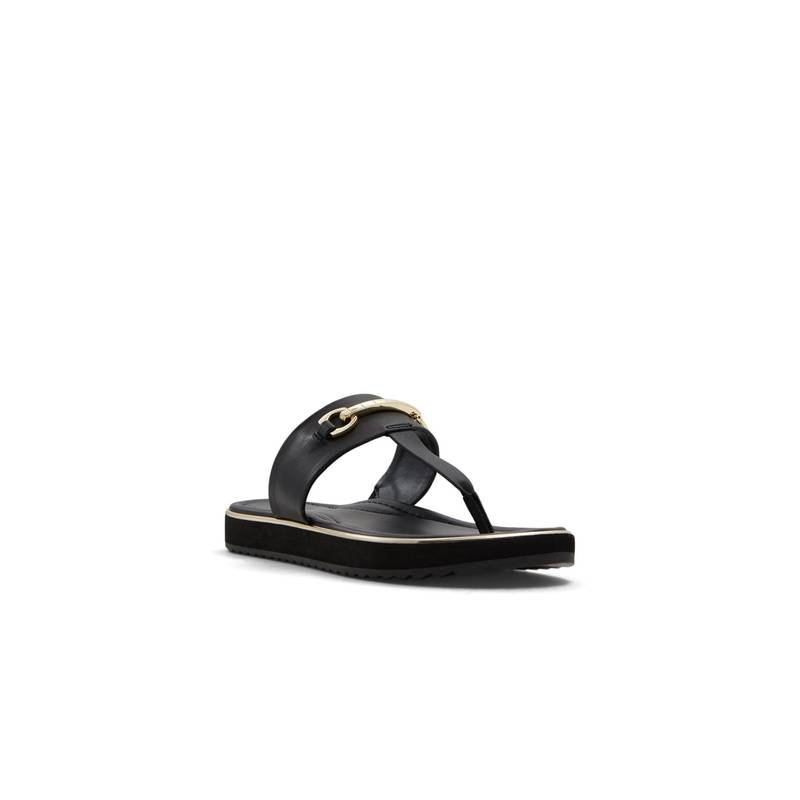Aldo DEVERENA Black Ladies EVA Sandals (UK 2)