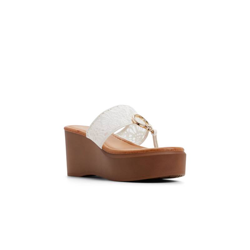 Aldo FRIEGAN White Ladies EVA Sandal Heels (UK 6)