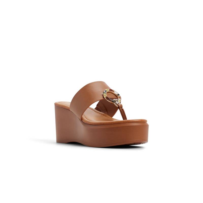 Aldo FRIEGAN Brown Ladies EVA Sandal Heels (UK 5)
