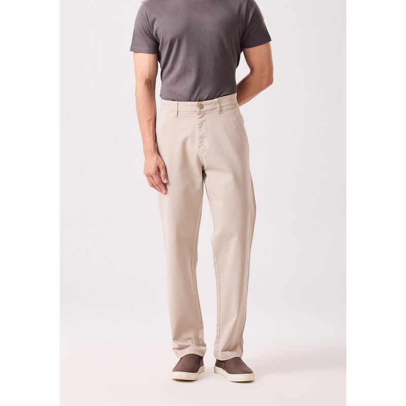 MH&Y Men Overdyed Modern Taupe Trouser (30)