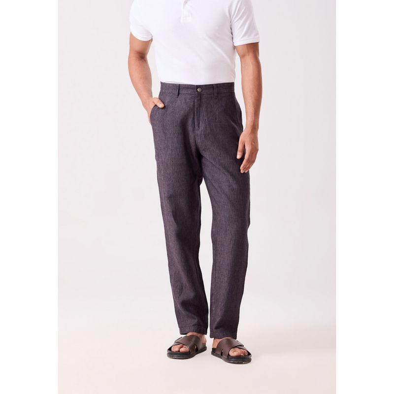 MH&Y Men Modern Purple Trouser (30)