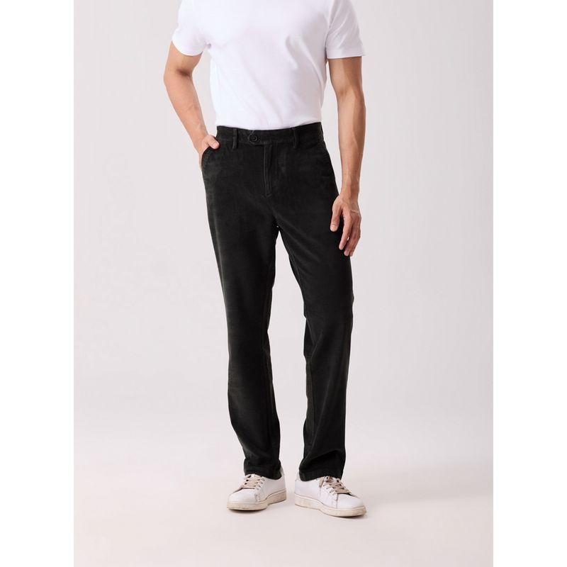 MH&Y Men Everyday essential Corduroy Green Chinos (30)