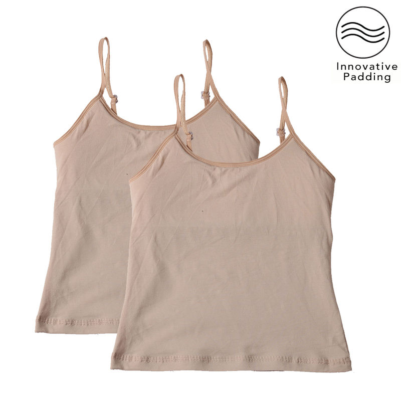 800px x 800px - Adira Pack Of 2 Starter Camisole - Padded - Nude (M): Buy Adira Pack Of 2  Starter Camisole - Padded - Nude (M) Online at Best Price in India | Nykaa