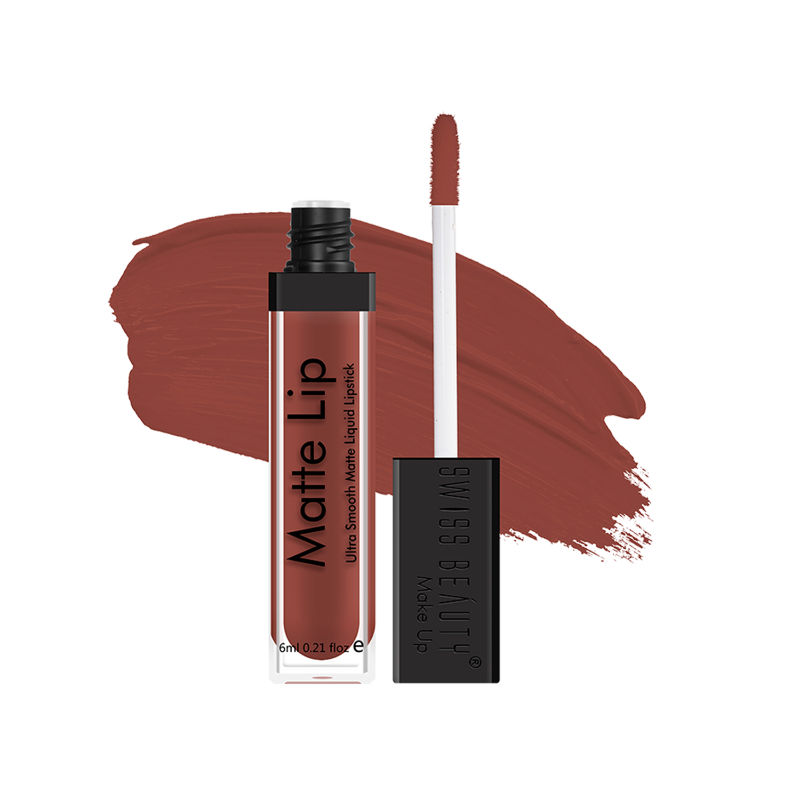 Swiss Beauty Ultra Smooth Matte Liquid Lipstick - 3 Cafe