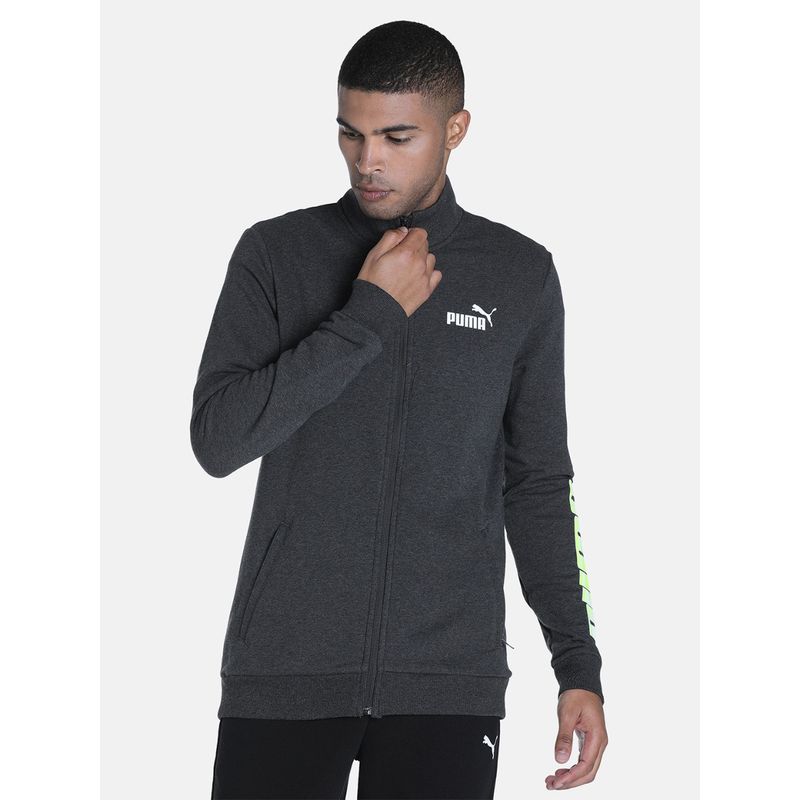 Puma Knitted Mens Gray Jacket (S)