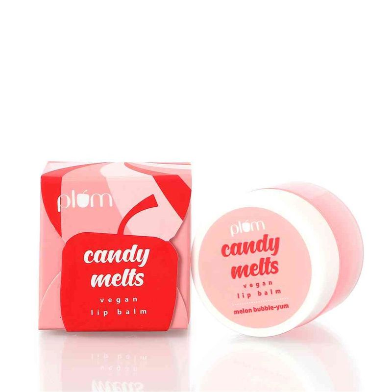 Plum Candy Melts Vegan Lip Balm - Melon Bubble-yum