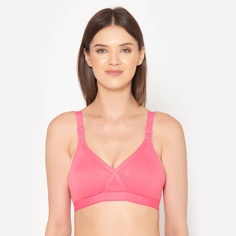Groversons Paris Beauty X frame Cotton Rich Support Ultra Stretch M Frame Bra (42B)