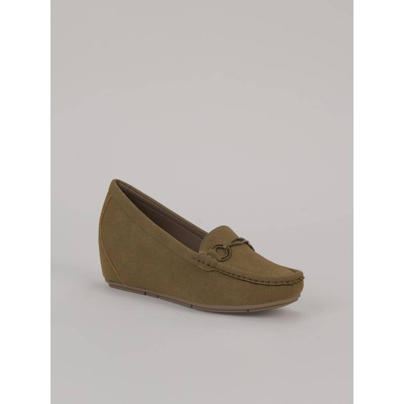 SCENTRA Women Olive Loafers (EURO 41)