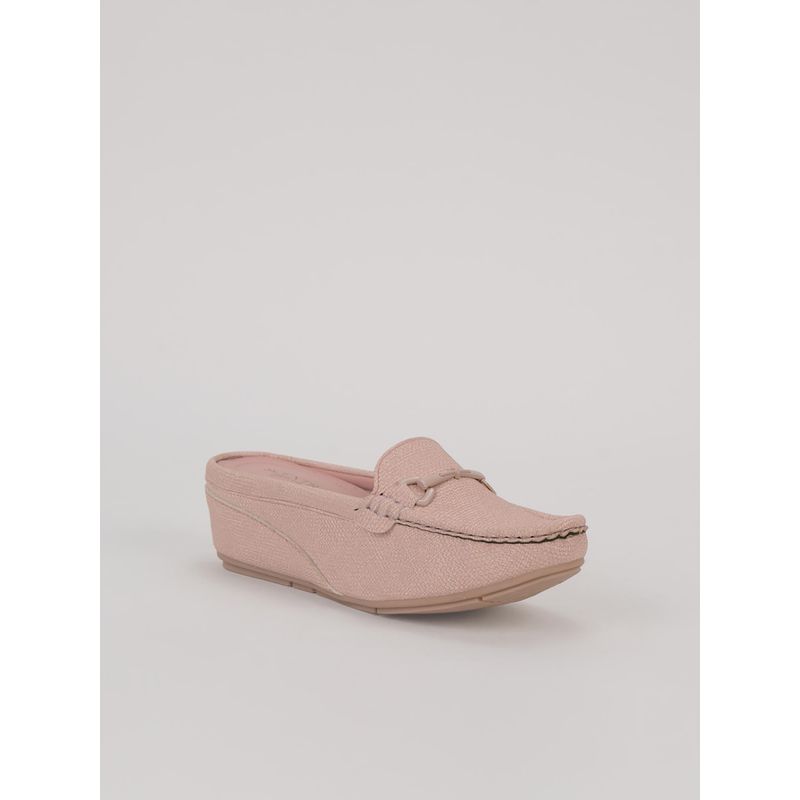 SCENTRA Women Pink Heels Mules (EURO 37)