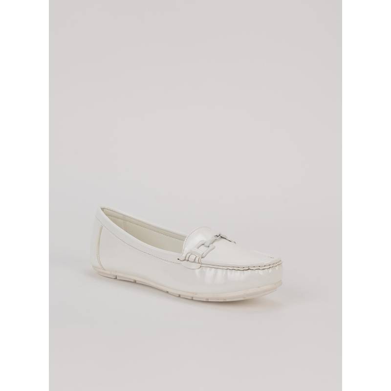 SCENTRA Women White Loafers (EURO 36)
