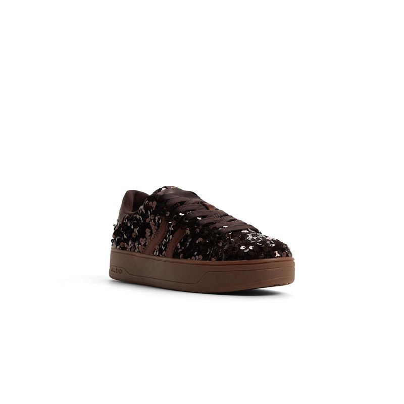 Aldo Festivesneak Women Brown Sneakers (UK 4)