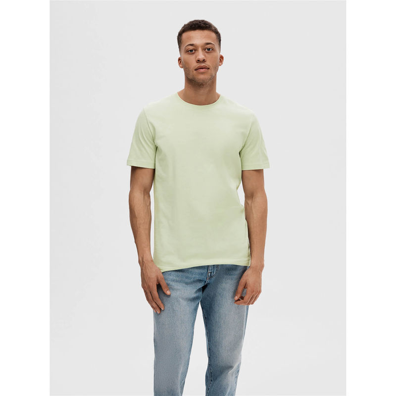 Selected Green Crew Neck T-Shirt (2XL)