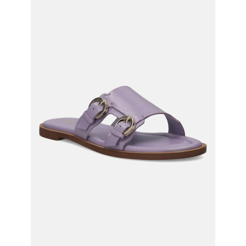 BAGATT Goldy Purple Leather Womens Flats (EURO 36)