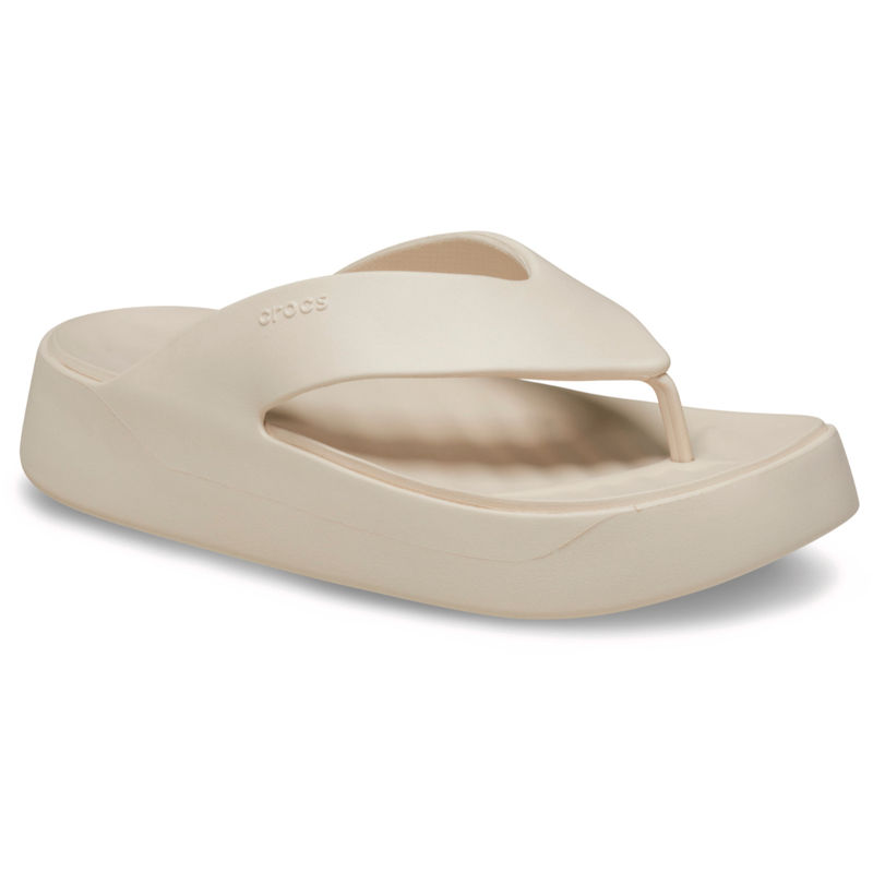 Crocs Women Getaway Stucco Cream Flipflops (US 9)