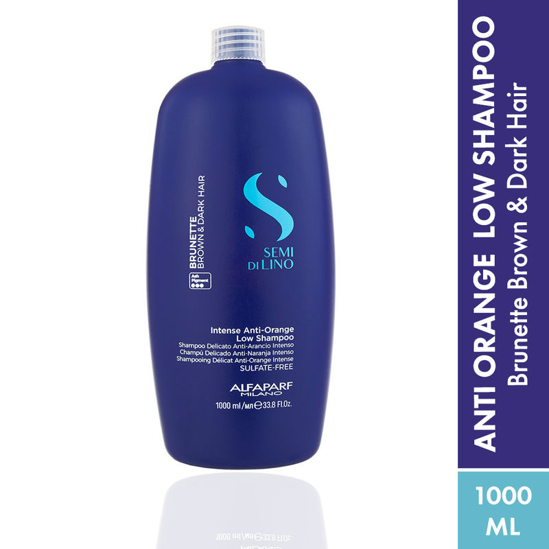 ALFAPARF MILANO Semi Di Lino Brunette Intense Anti-Orange Low Shampoo
