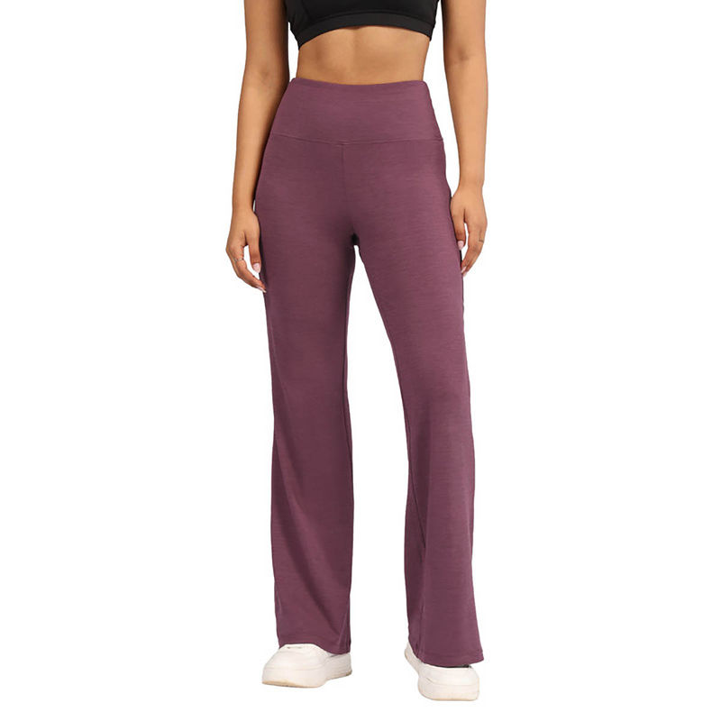 BlissClub Maroon AirMelt Flare Sweatpants - Lite Flared Silhouette (L)