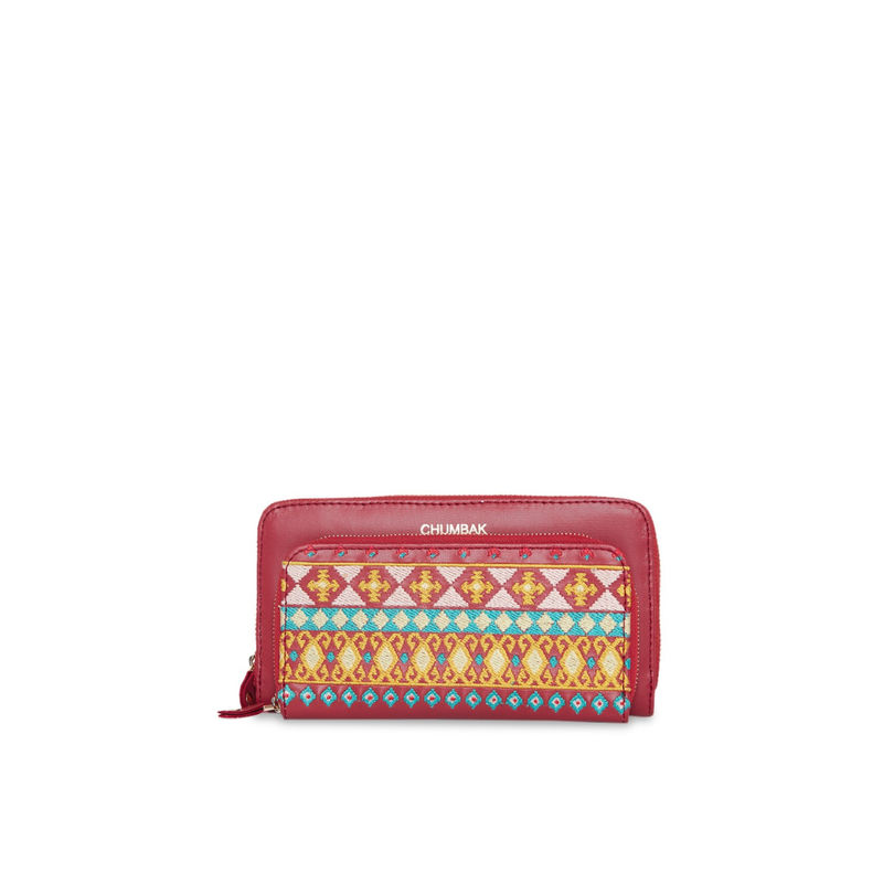 Chumbak Aztec Embroidered Tech Wallet Buy Chumbak Aztec Embroidered Tech Wallet Online at Best