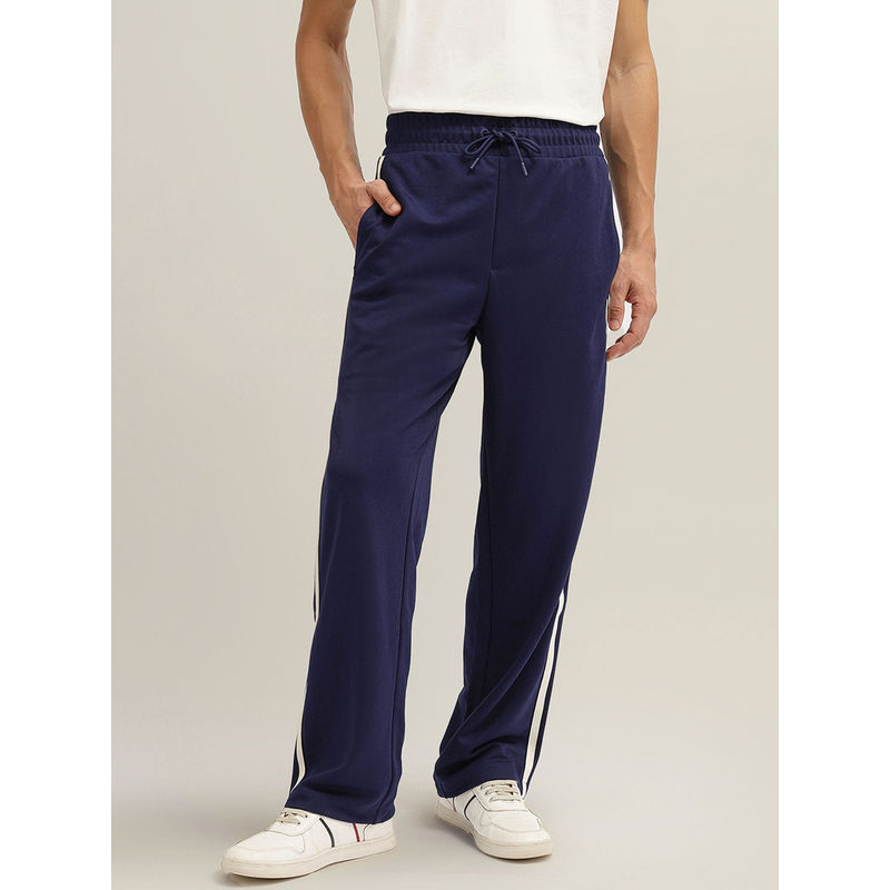 GANT Men Blue Solid Mid Rise Track Pant (XL)