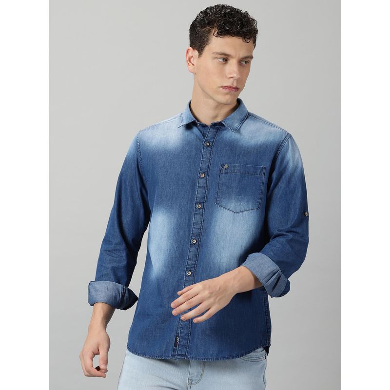 VUDU Classic Faded Denim Shirt (S)