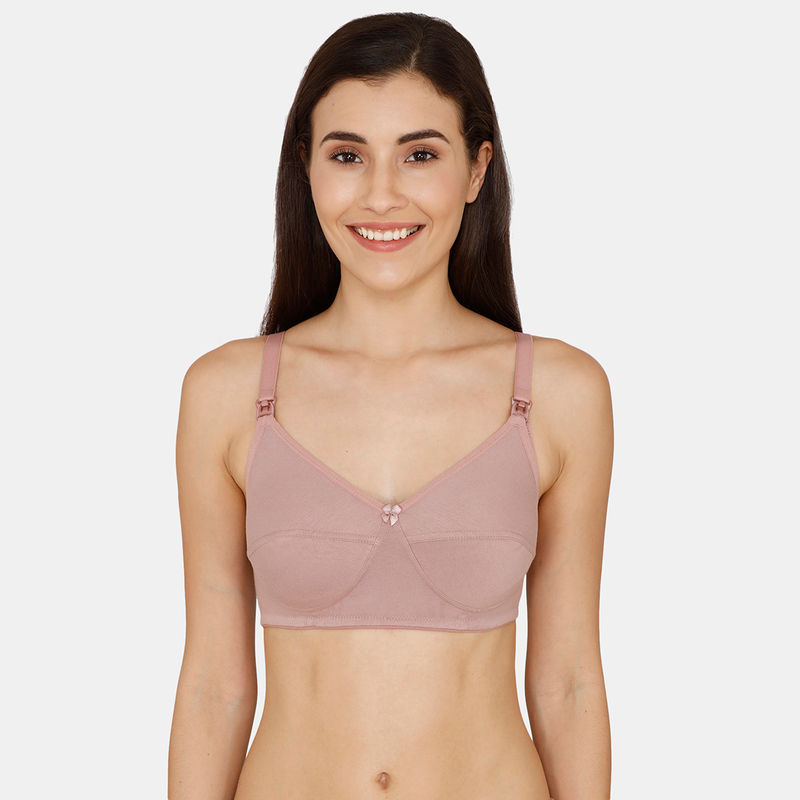 Nejo Feeding Bra Non Padded Seam Cups - Pink (40D)
