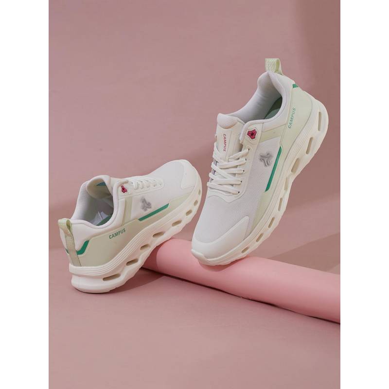 Campus Cymbal White Women Running Shoes (UK 7)