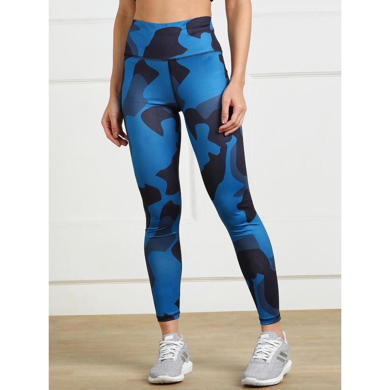 Rock Paper Scissors Gym Tights - Blue (M)