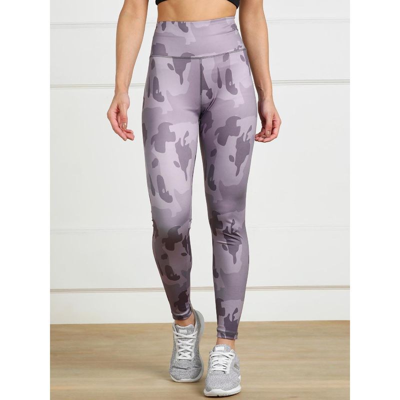 Rock Paper Scissors Gym Tights - Mauve (L)