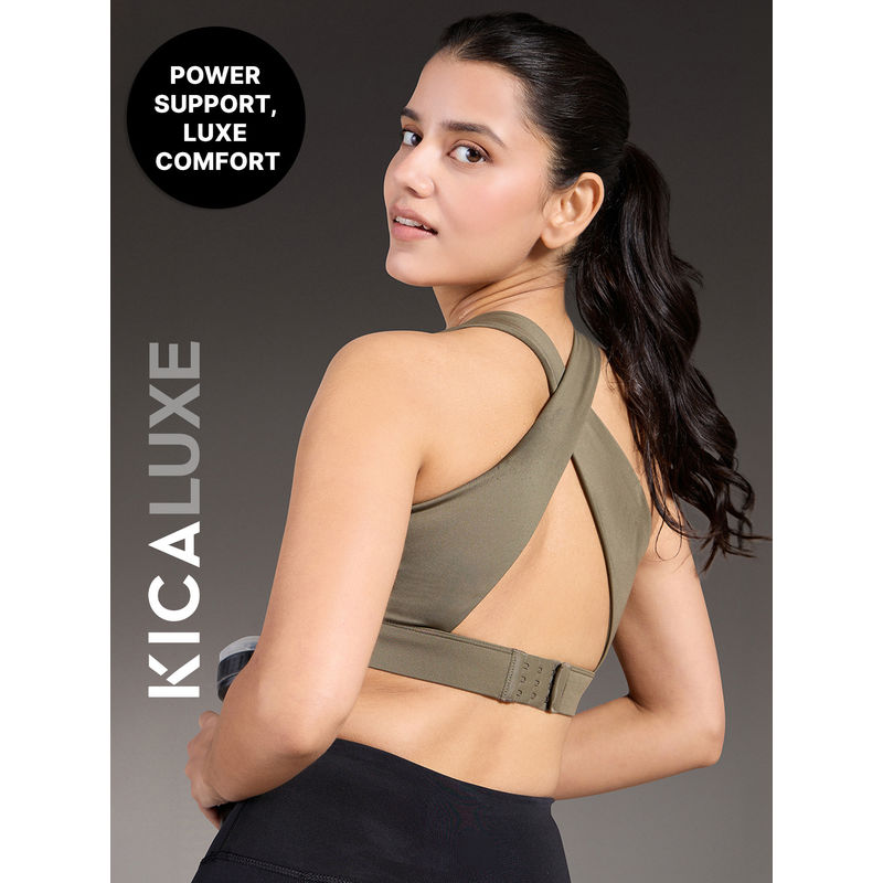 Kica Luxe Crostini Full Coverage And High-Impact Sports Bra For Gym (XS)