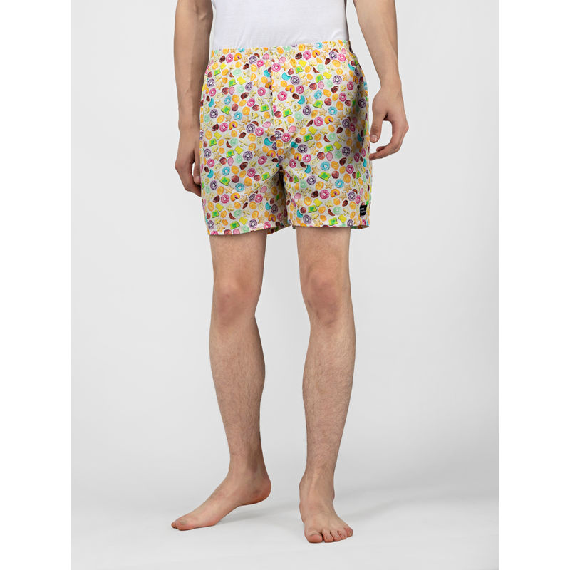 Whats Down Fruit Loopy Boxers - White (S)