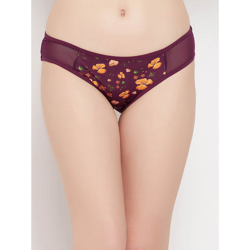 Clovia Polyamide Low waist Outer elastic Bikini Panty (2XL) (2XL)