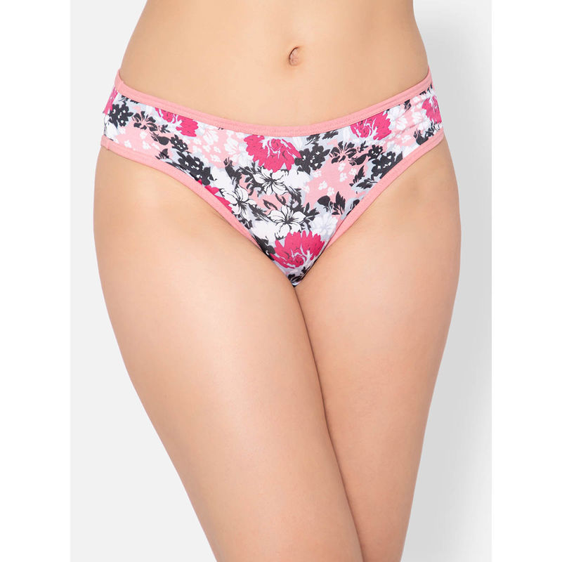 Clovia Cotton Low waist Outer elastic Bikini Panty (S) (S)