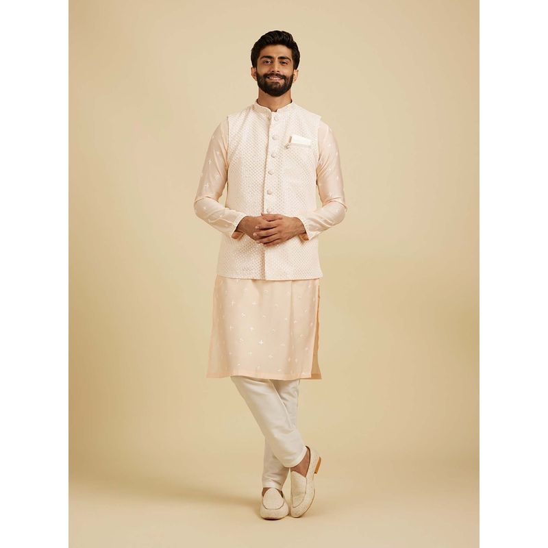 Peach Nehru and kurta main image 0