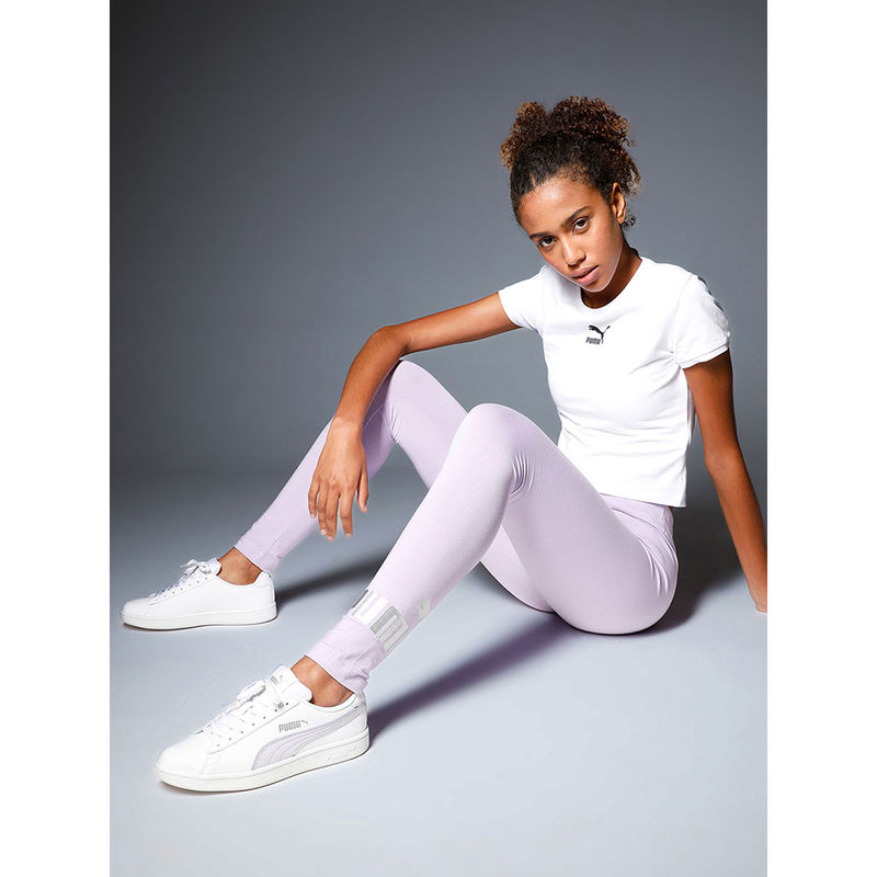 Puma Smashic Womens White Sneakers (UK 6)